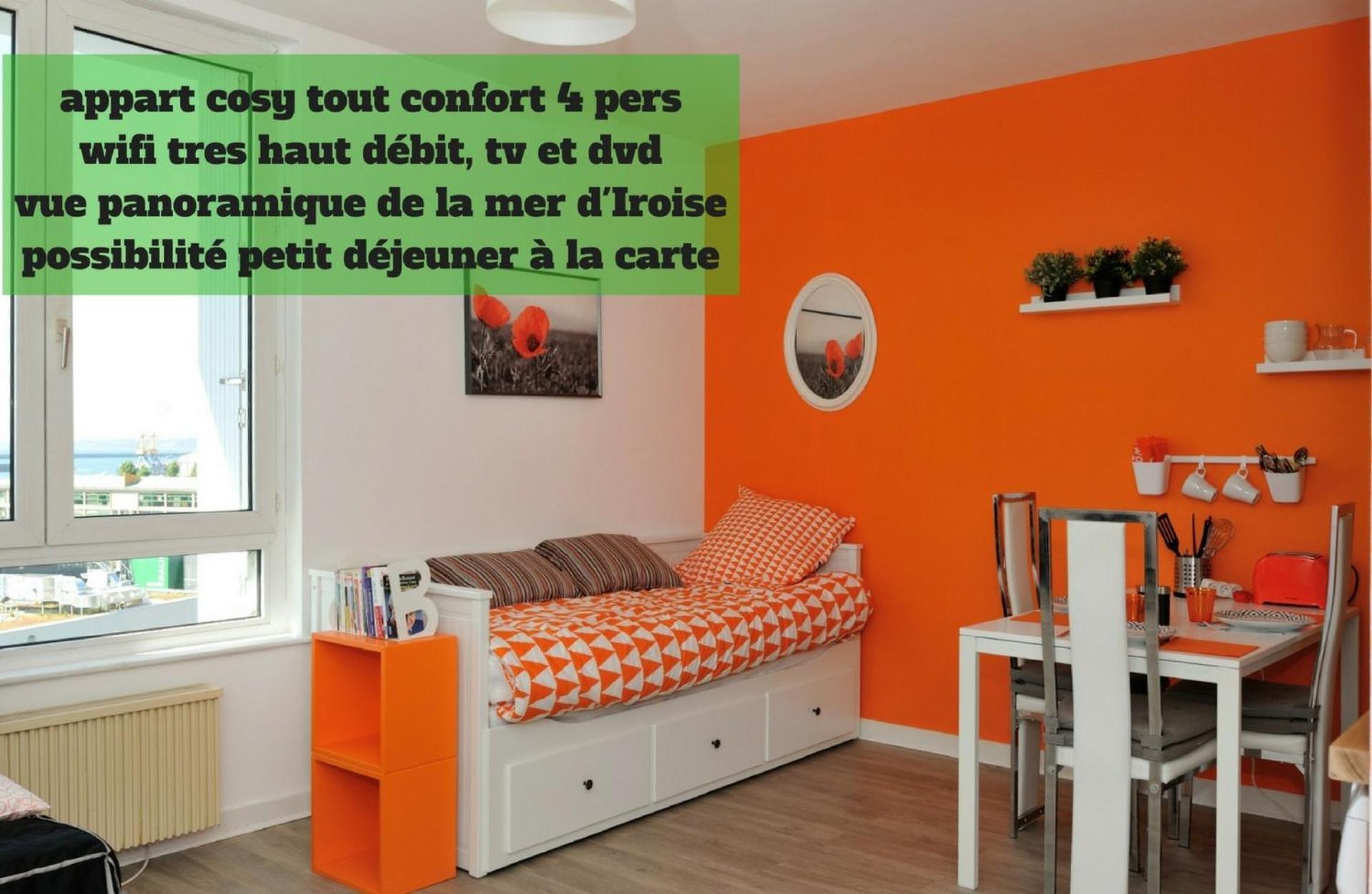 Appart Cosy Brest Zimmer foto